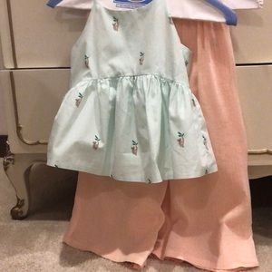 Janie & Jack pant with top.